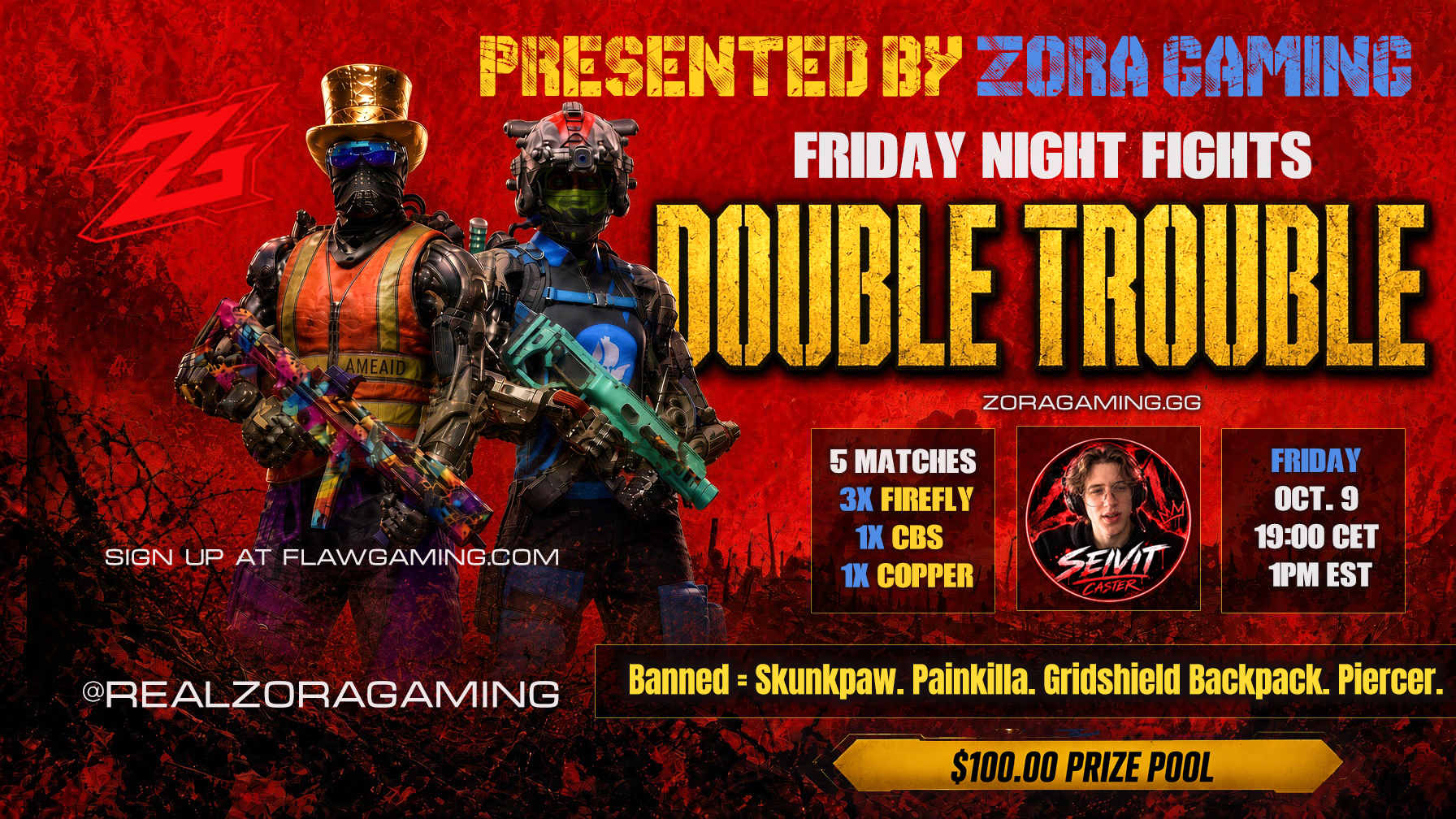 Double Trouble official tournament artwork